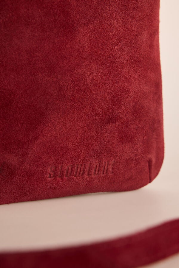 Slowlove Studs phone pouch Granate