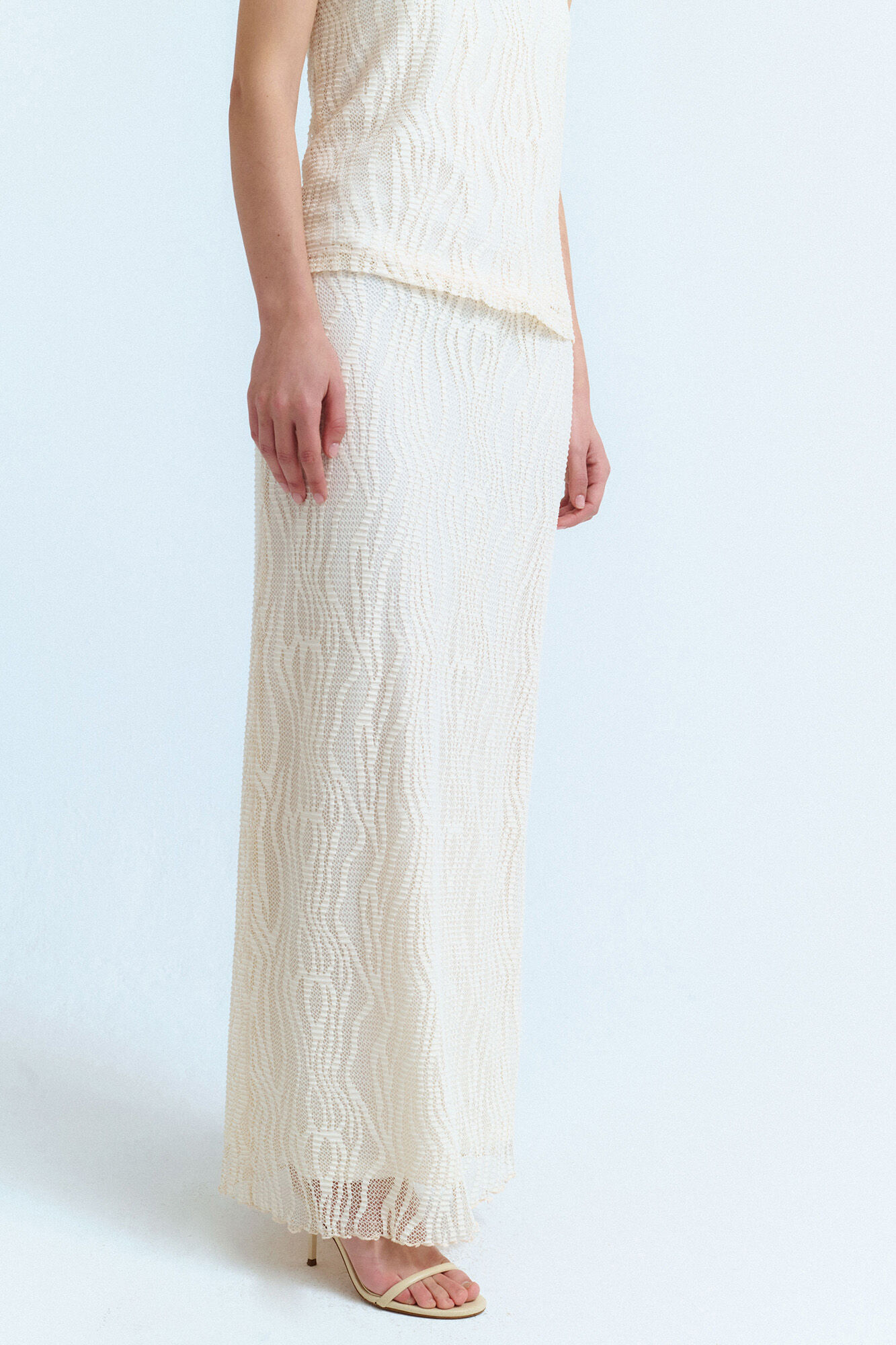 Vila Falda midi encaje