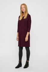 Vero Moda Vestido de punto midi Granate