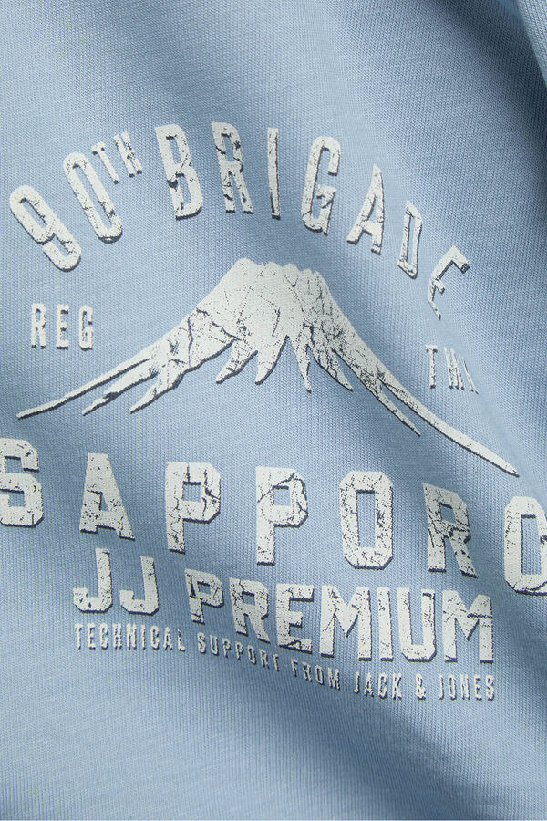 Jack & Jones T-shirt manga curta descontra&iacute;da Azul