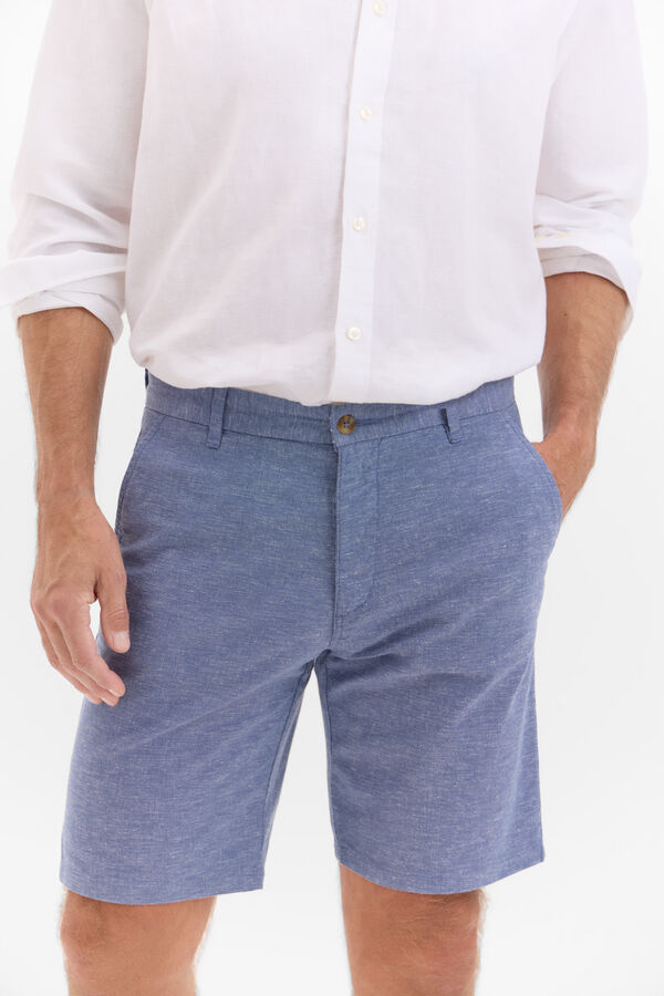 Cortefiel Bermuda chino Azul