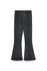 Vero Moda Pantal&oacute;n largo campana con l&uacute;rex Negro