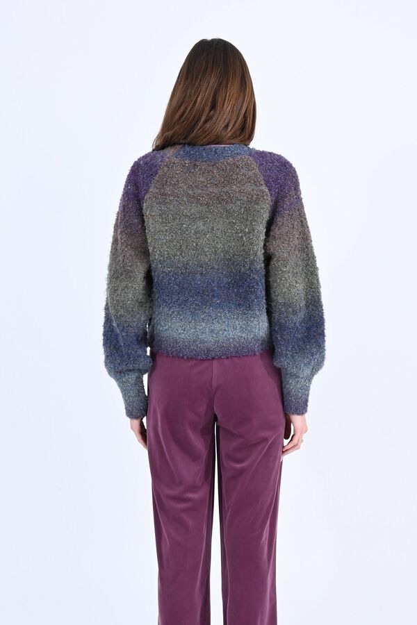 Molly Bracken Cardigan de manga comprida tecido peluche Verde