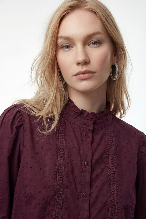 Vero Moda Camisa fluida de manga larga Morado