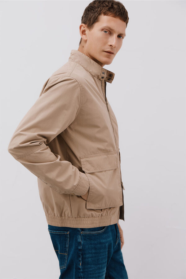Cortefiel Cazadora ligera casual Beige
