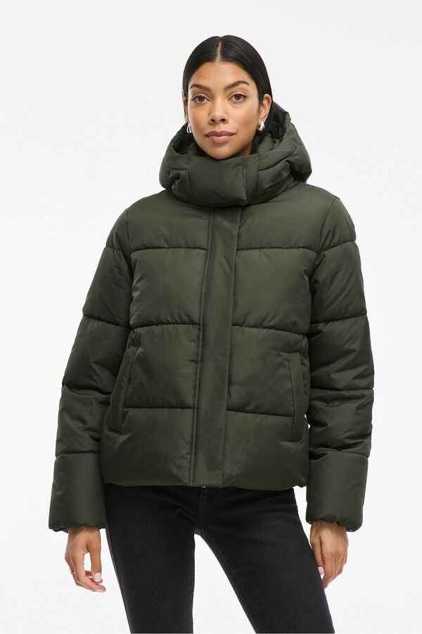 Vila Abrigo acolchado con capucha Verde