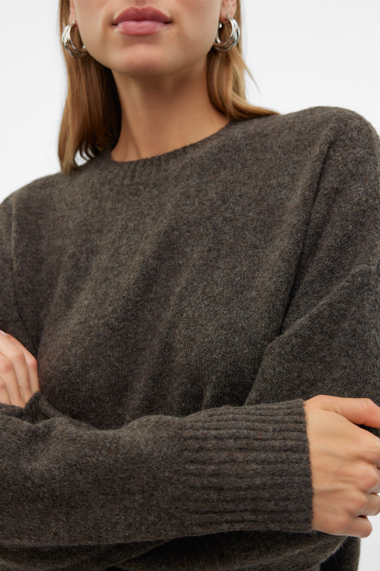 Vero Moda Jersey de punto cuello redondo