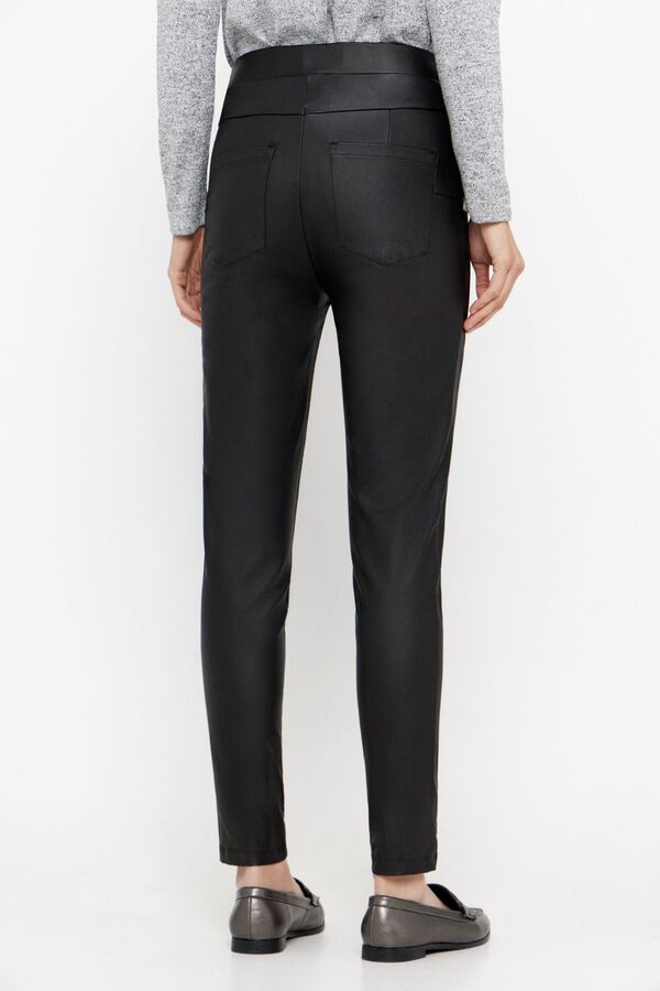 Cortefiel Leggings polipele Preto