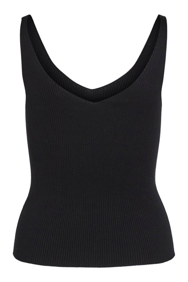 Vila Top punto tirantes con viscosa Negro