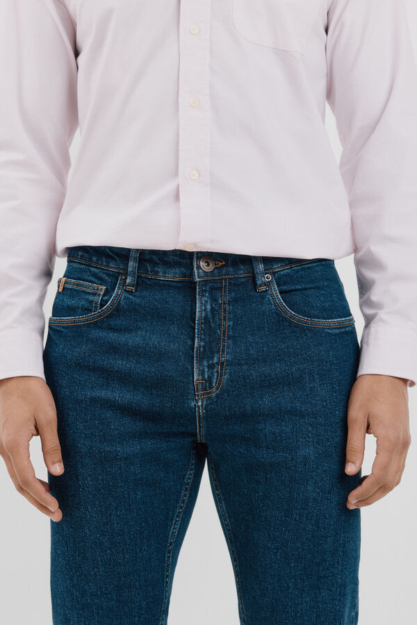 Cortefiel Jeans corte ajustado Azul