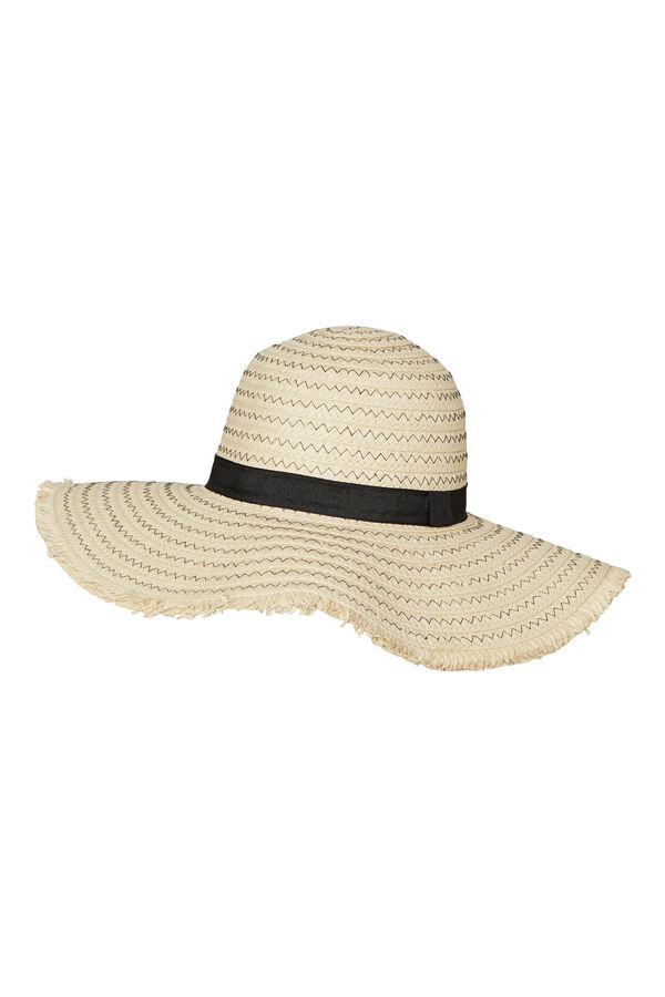 Vero Moda Sombrero de paja Marr&oacute;n