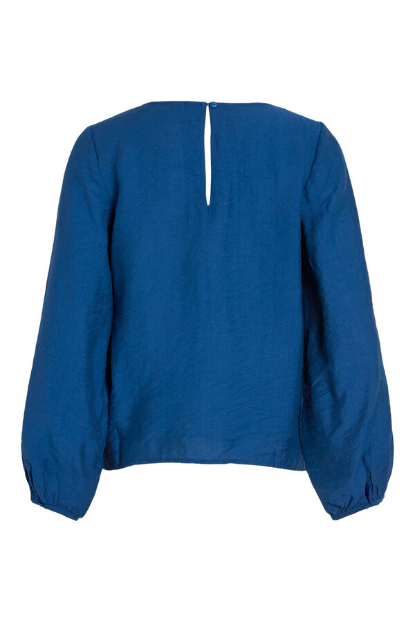 Vila Camisa de manga comprida Azul