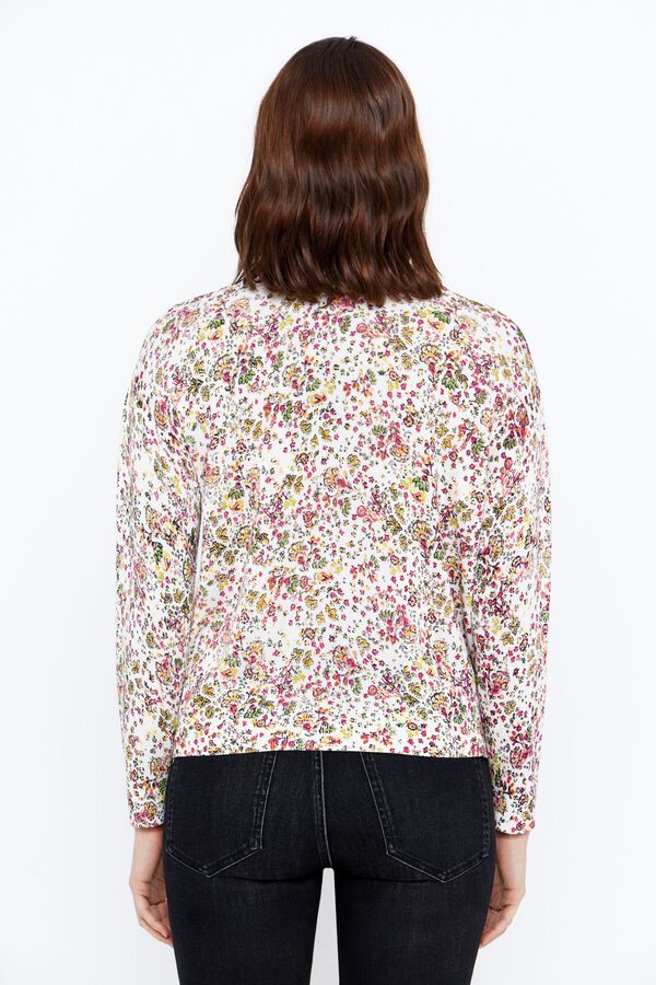 Cortefiel Jersey fino estampado Multicolor