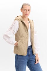 Cortefiel Colete ultrafino acolchoado Castanho