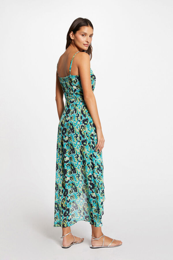 Morgan Vestido largo estampado Multicolor