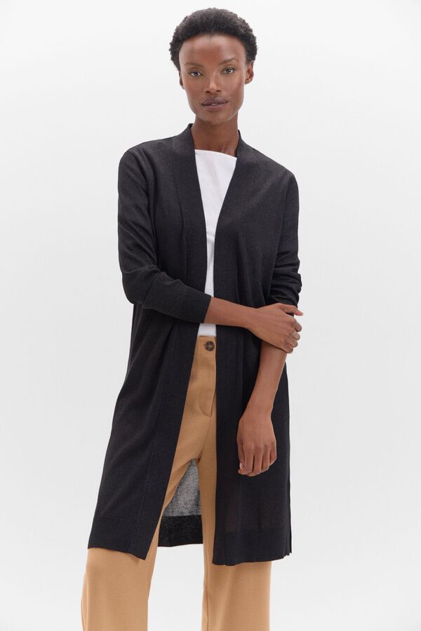 Cortefiel Palet&oacute; ponto metalizado Preto