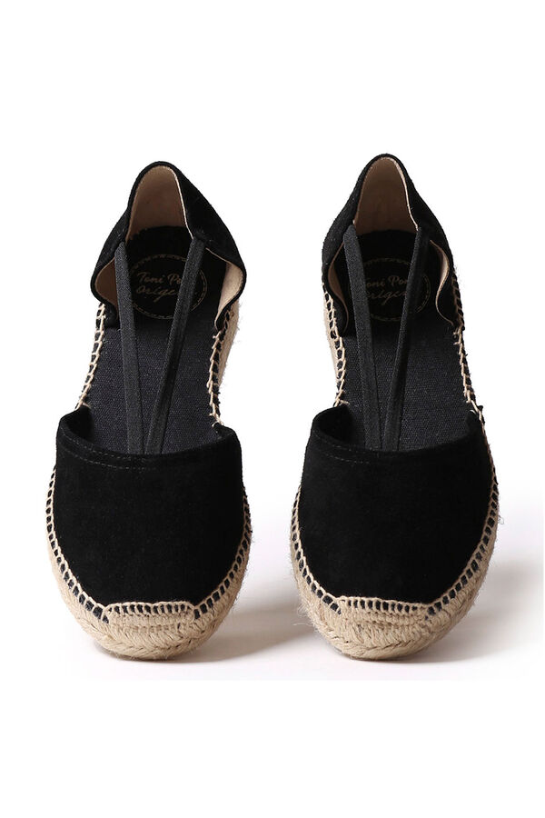 Toni Pons Alpercata de camurça com tiras Preto