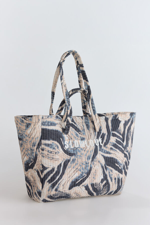 Slowlove Bolsa de compras Tie-Dye Multicolorido