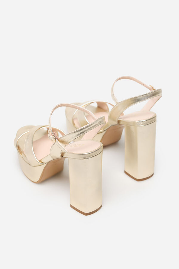 Lodi Sandalia tac&oacute;n Dorado