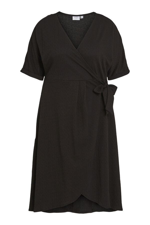 Evoked by Vila Vestido envolvente Negro