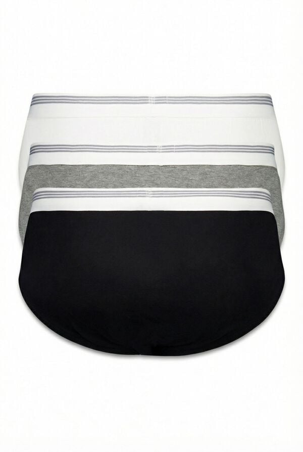 Cortefiel Pack 3 boxers em malha Preto