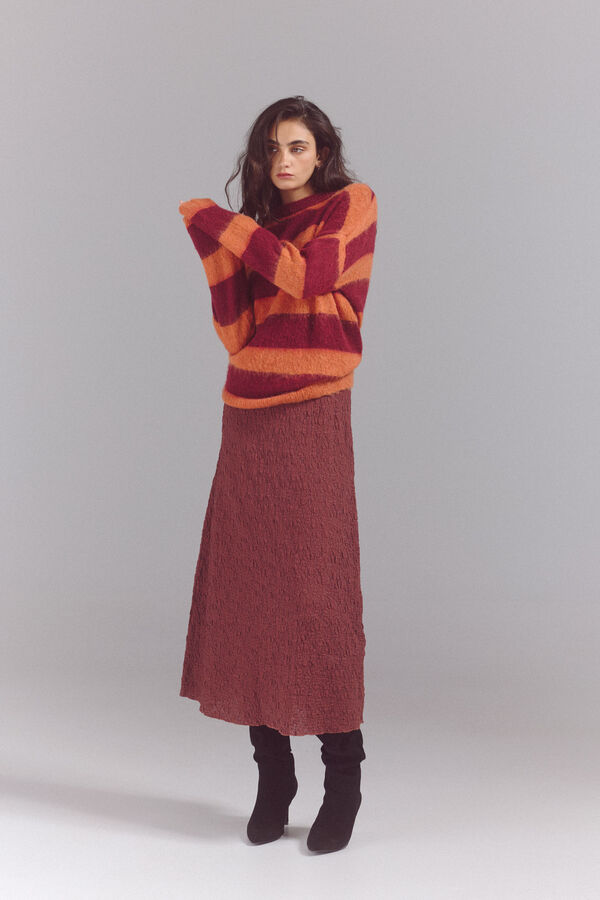 Slowlove Jersey rayas Rojo