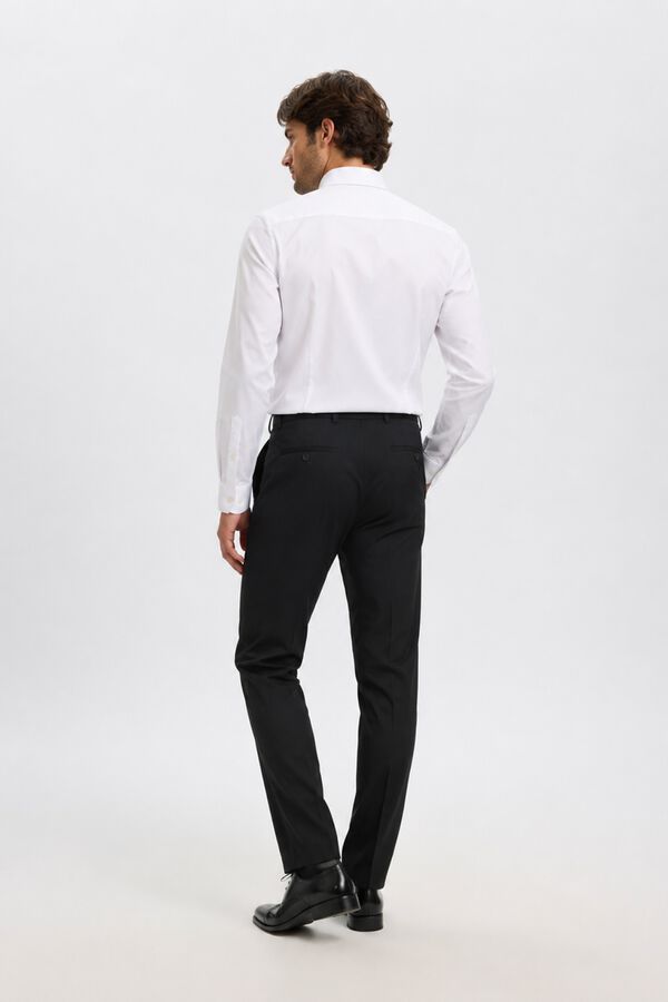 Selected Pantal&oacute;n de traje Slim Fit Negro