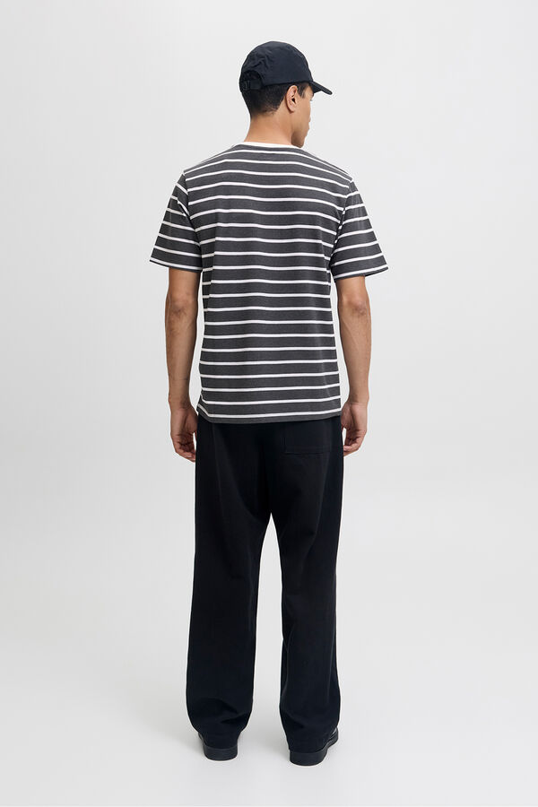 Jack & Jones Camiseta rayas Gris oscuro