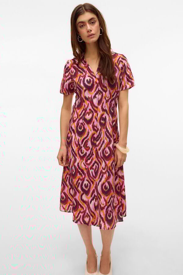 Vero Moda Vestido midi camiseiro Subiu