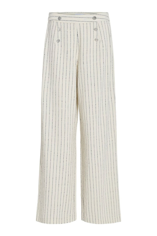 Vila Pantal&oacute;n de vestir con rayas Gris