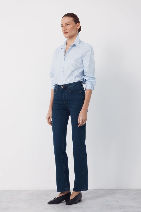 Cortefiel Jeans Sensational Recto Azul