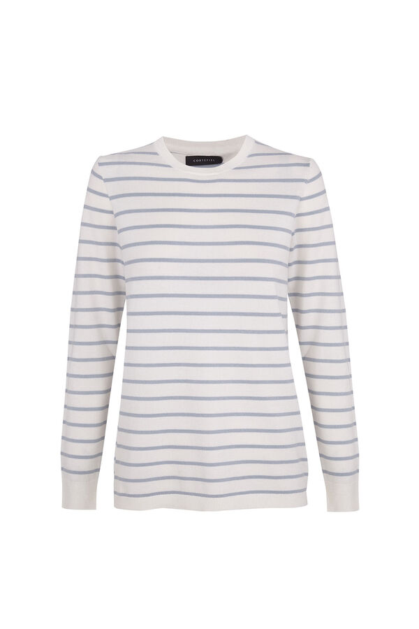 Cortefiel Jersey rayas bicolor Azul