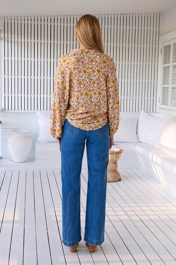 Jaase Blusa Imogen estampada Beige