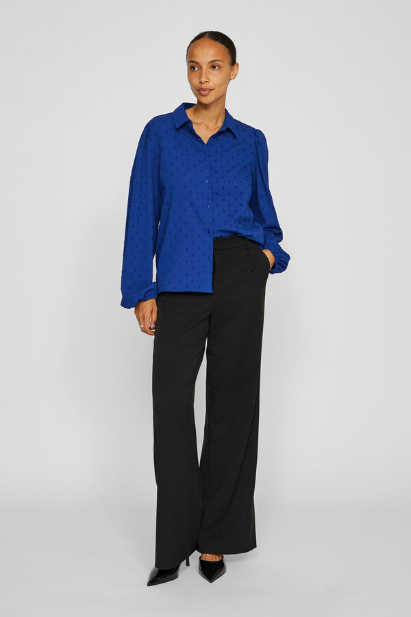 Vila Blusa plumeti Azul marino