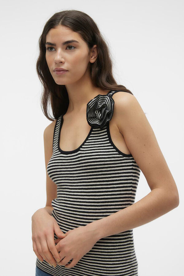 Vero Moda Camiseta de tirantes Negro