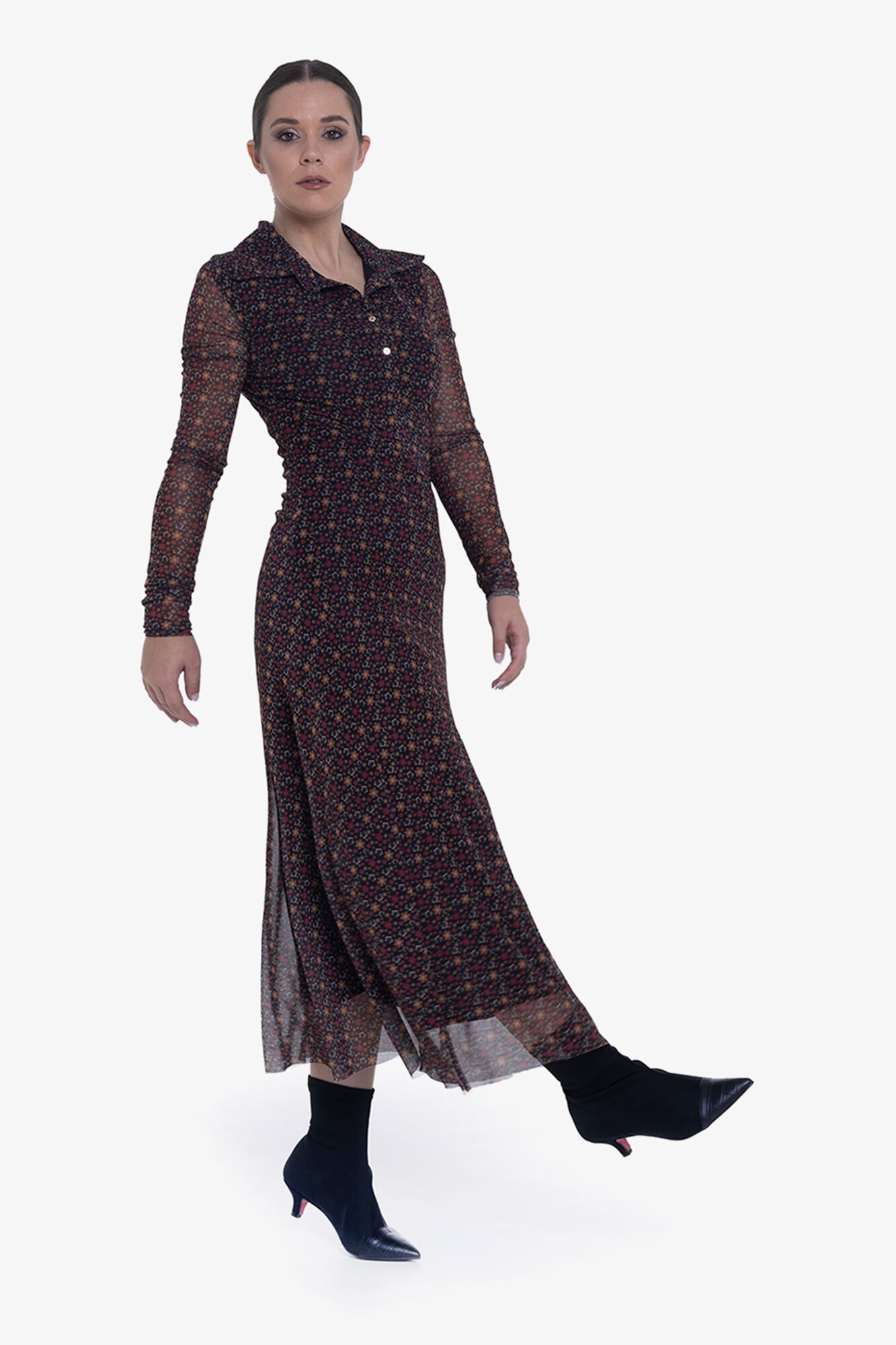 Cupl&eacute; Vestido con estampado de flores