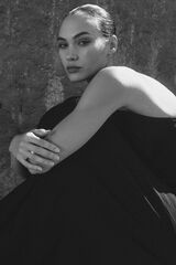 Selected Femme Vestido comprido de alças Preto