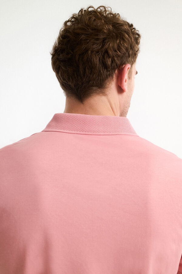 Selected Polo de manga curta  Subiu