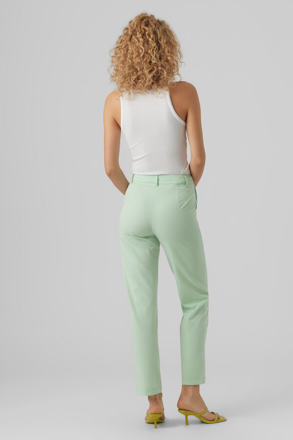 Vero Moda Calças de fato de mulher com dois bolsos Verde