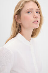 Cortefiel Camisa rom&aacute;ntica Blanco