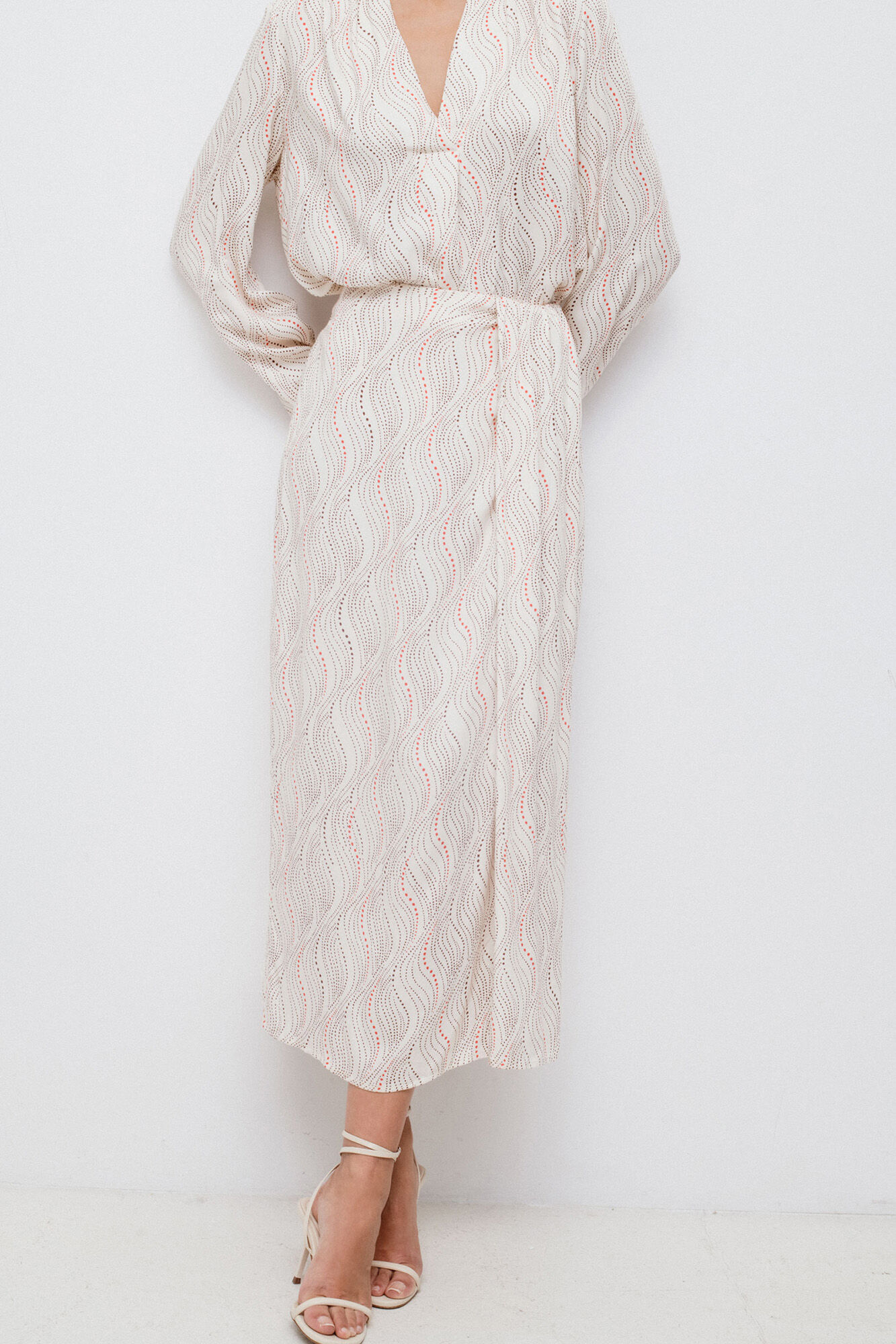 Vila Falda midi estampada