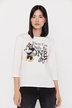 Cortefiel Camiseta Disney animal print Blanco