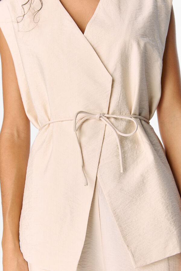 Object Colete cruzado Cinzento