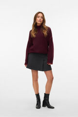 Vero Moda Mini falda de tablas Gris oscuro