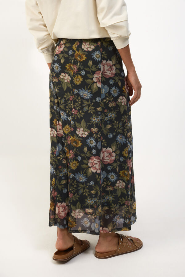 Slowlove Falda de tul el&aacute;stico Multicolorido