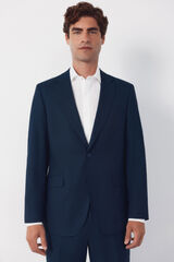 Cortefiel Blazer com estrutura S&eacute;rie XXI azul&atilde;o Azul