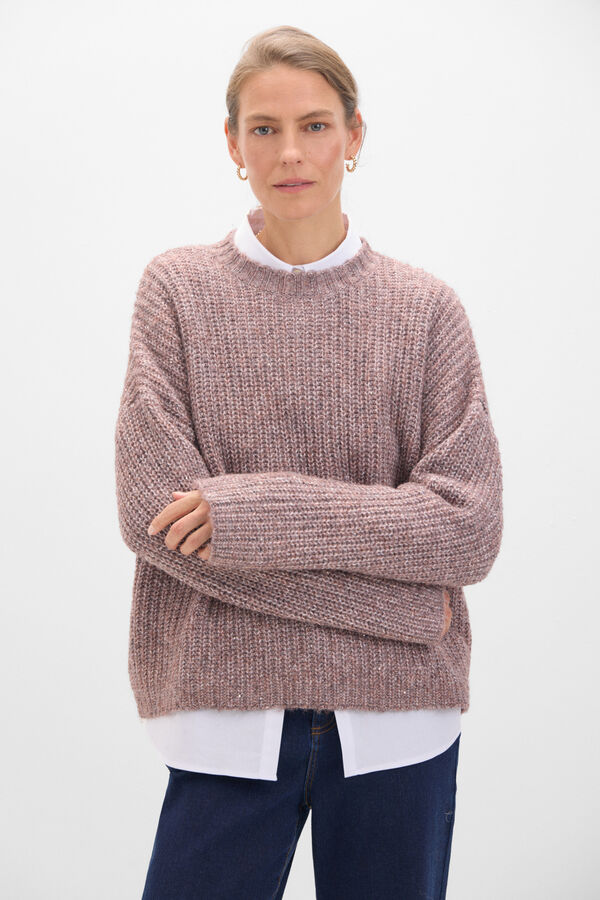 Cortefiel Jersey jaspeado lentejuelas Arena