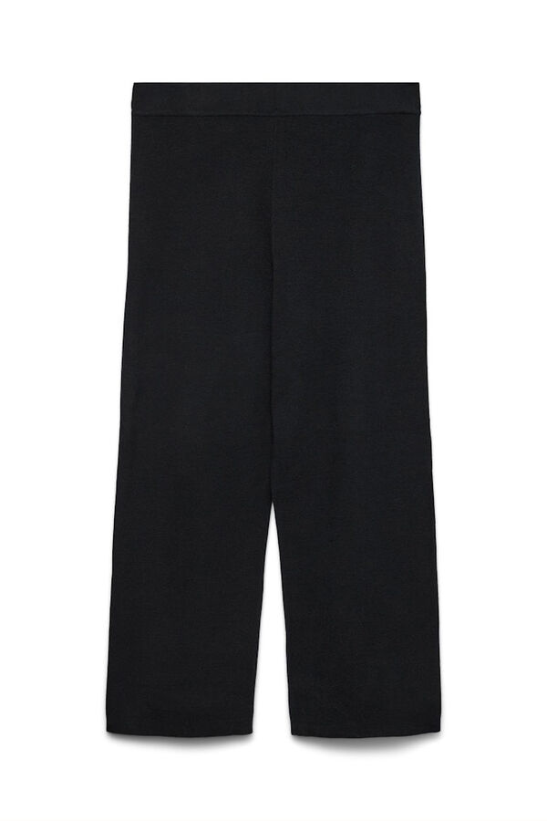 Vero Moda Curve Pantal&oacute;n largo de punto talla grande Negro