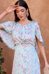 Polín Et Moi Vestido capa lilou Azul