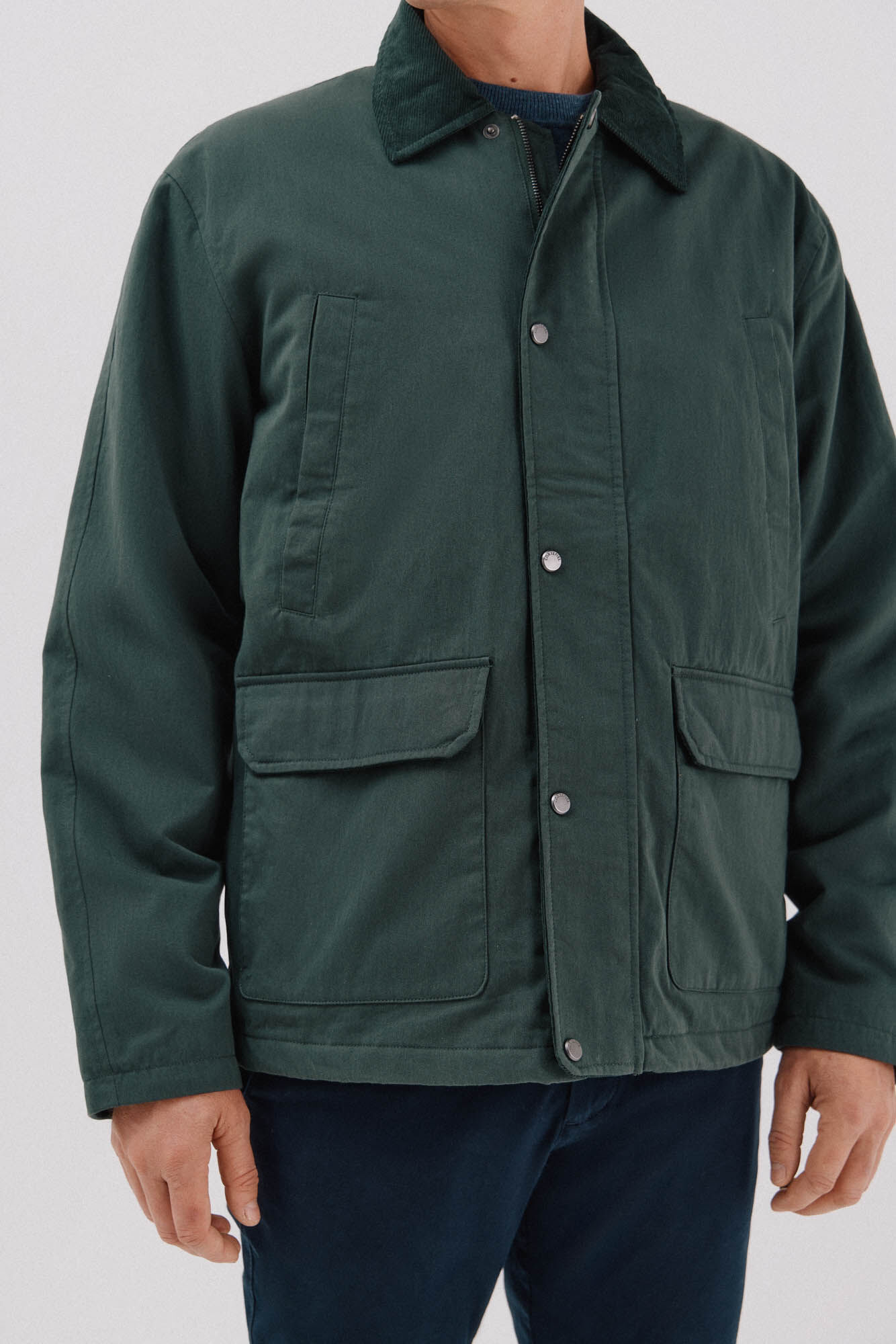 Cortefiel Chaqueta cuello combinado
